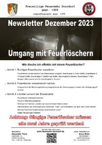Newsletter Dezember 2023 - Feuerlscher