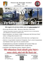 Newsletter Oktober 2023 - Verkehrsunflle Teil 2