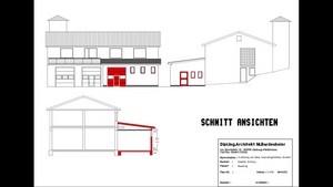 Plan Umbau Feuerwehr Haus
